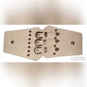 Women Punk Medieval Bohemian Girdle Dress Elastic Wide Belt Harajuku Goth Belt